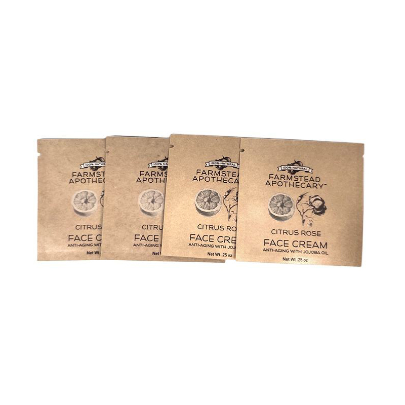 Kertas Kraft Kecil dan Kantong Sachet Aluminium Foil (Tersegel 3 Sisi)