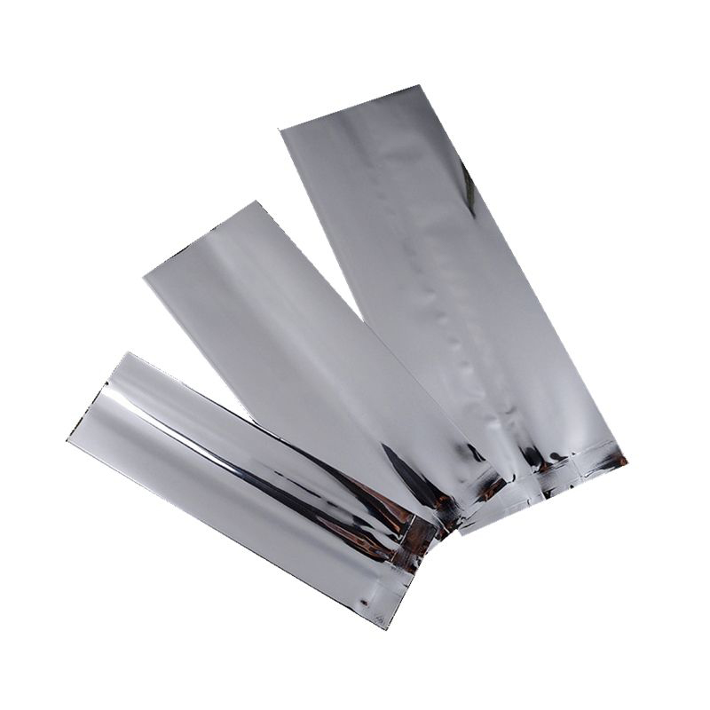 Kantong Penyegel Tengah Aluminium Foil Teh dengan Gusset Samping
